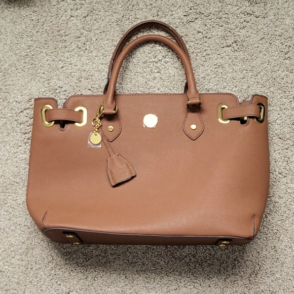 Joy Mangano Handbags - Joy Mangano Large Brown Leather Purse Bag 👜